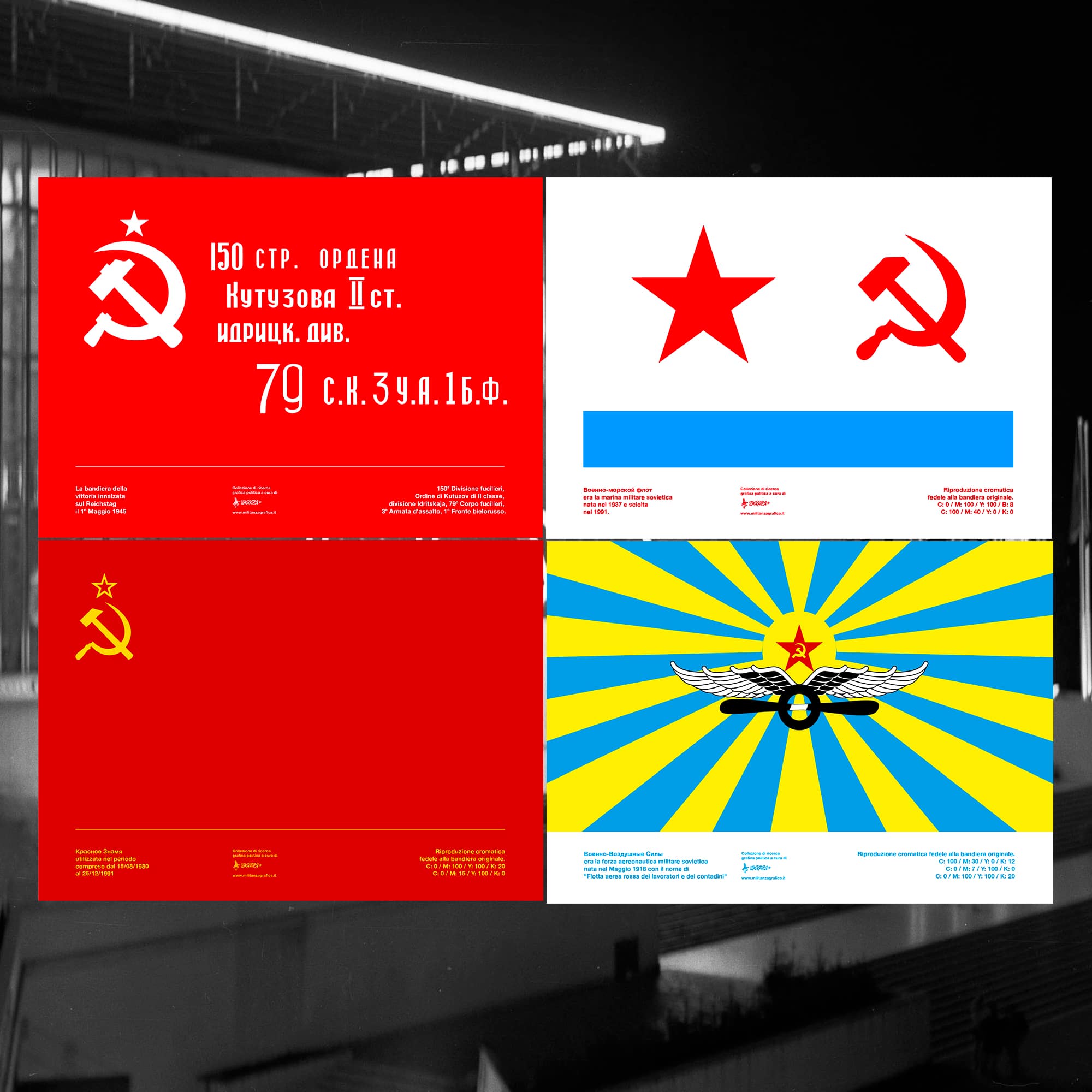 Bandiere Armata Rossa Poster
