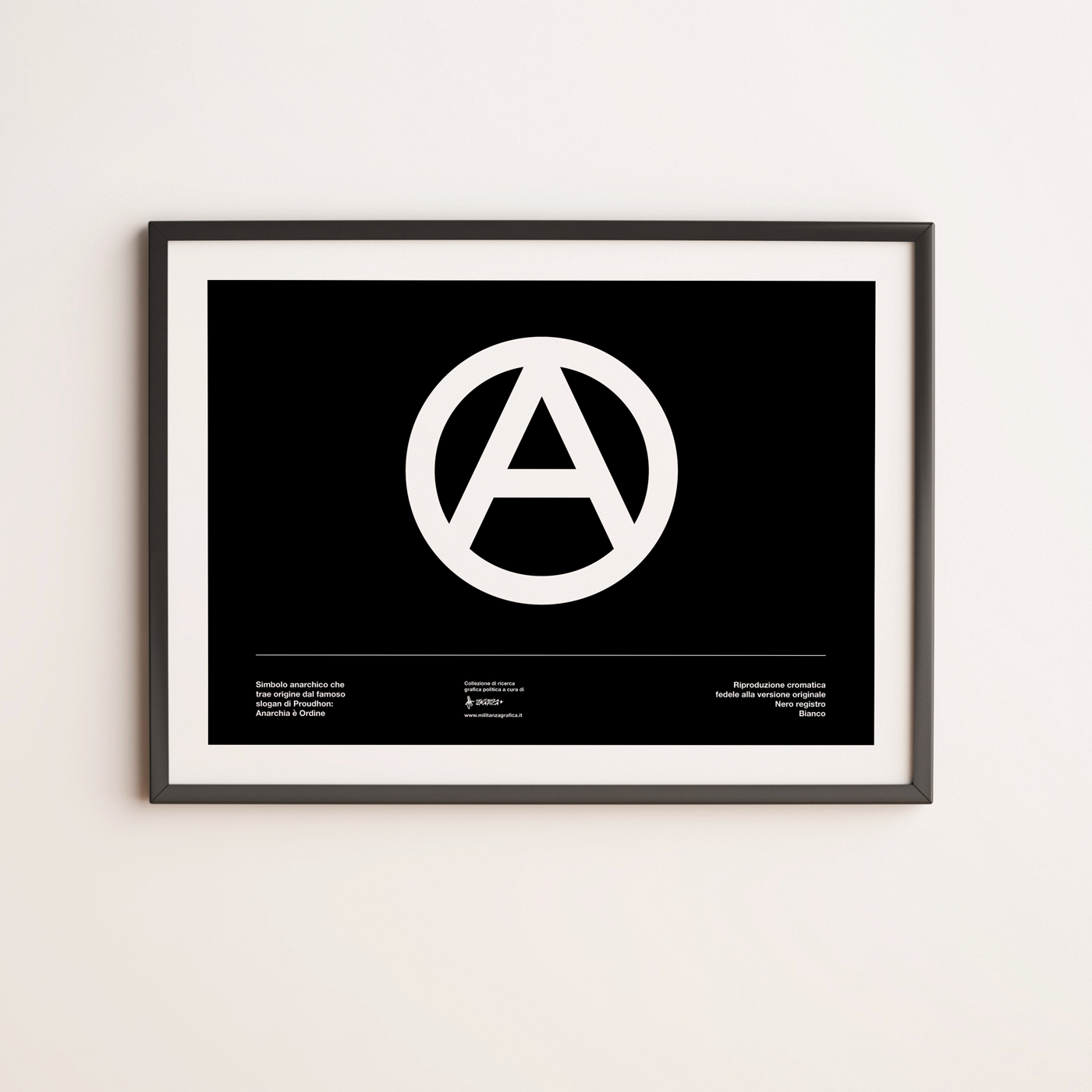 Bandiera Anarchia Poster