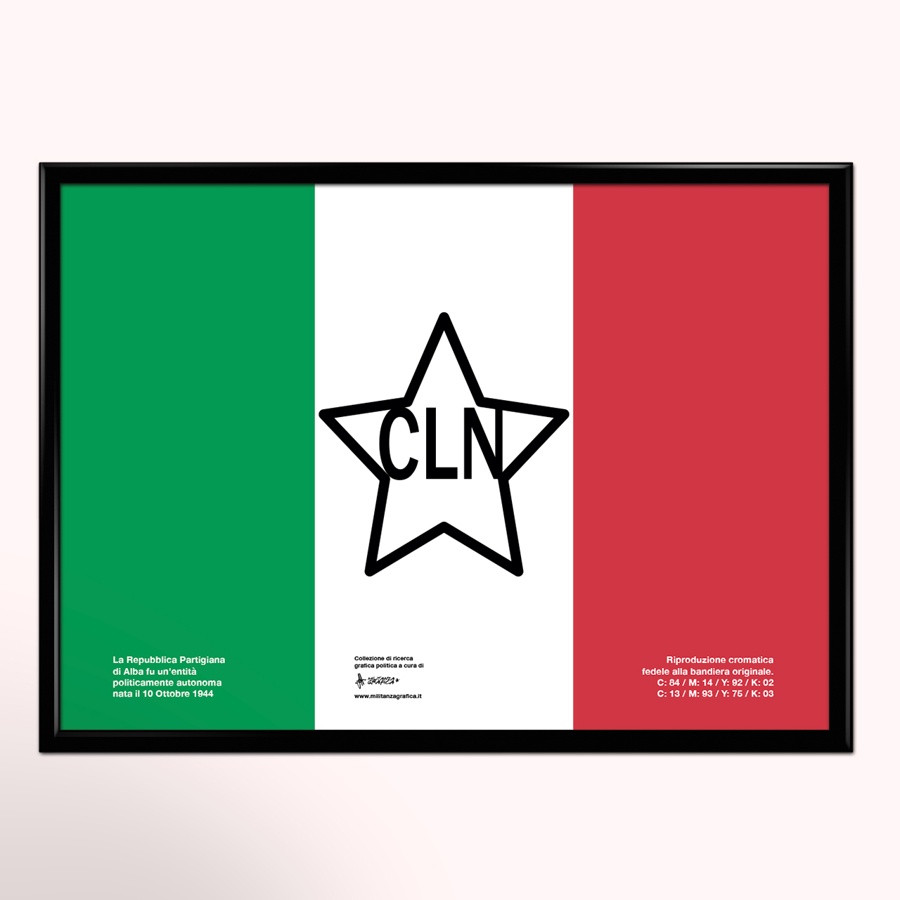 Bandiera CLN poster