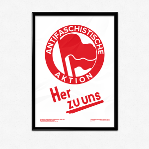 Azione Antifascista Germania Poster