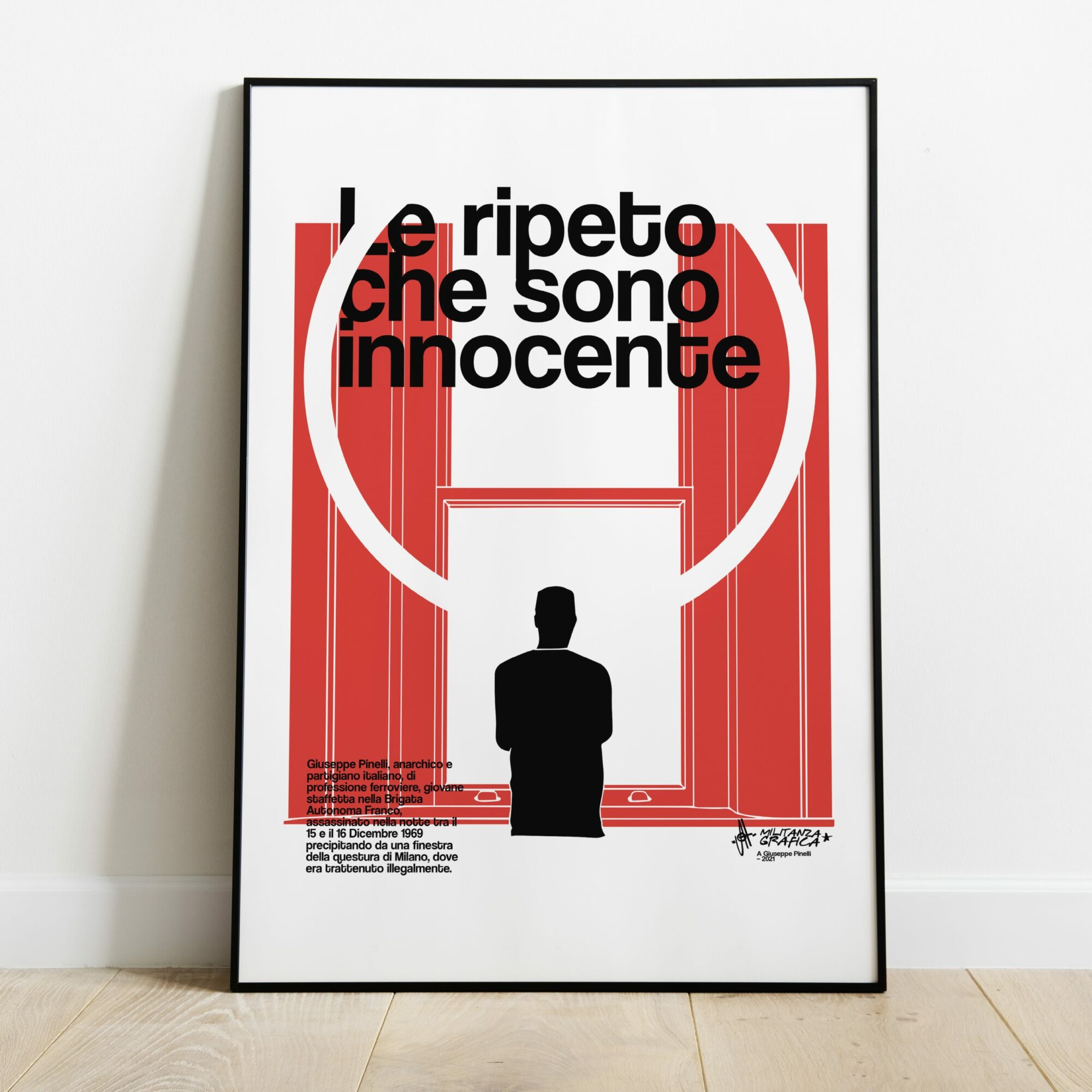 Le ripeto che sono innocente - Pinelli Poster - immagine 4