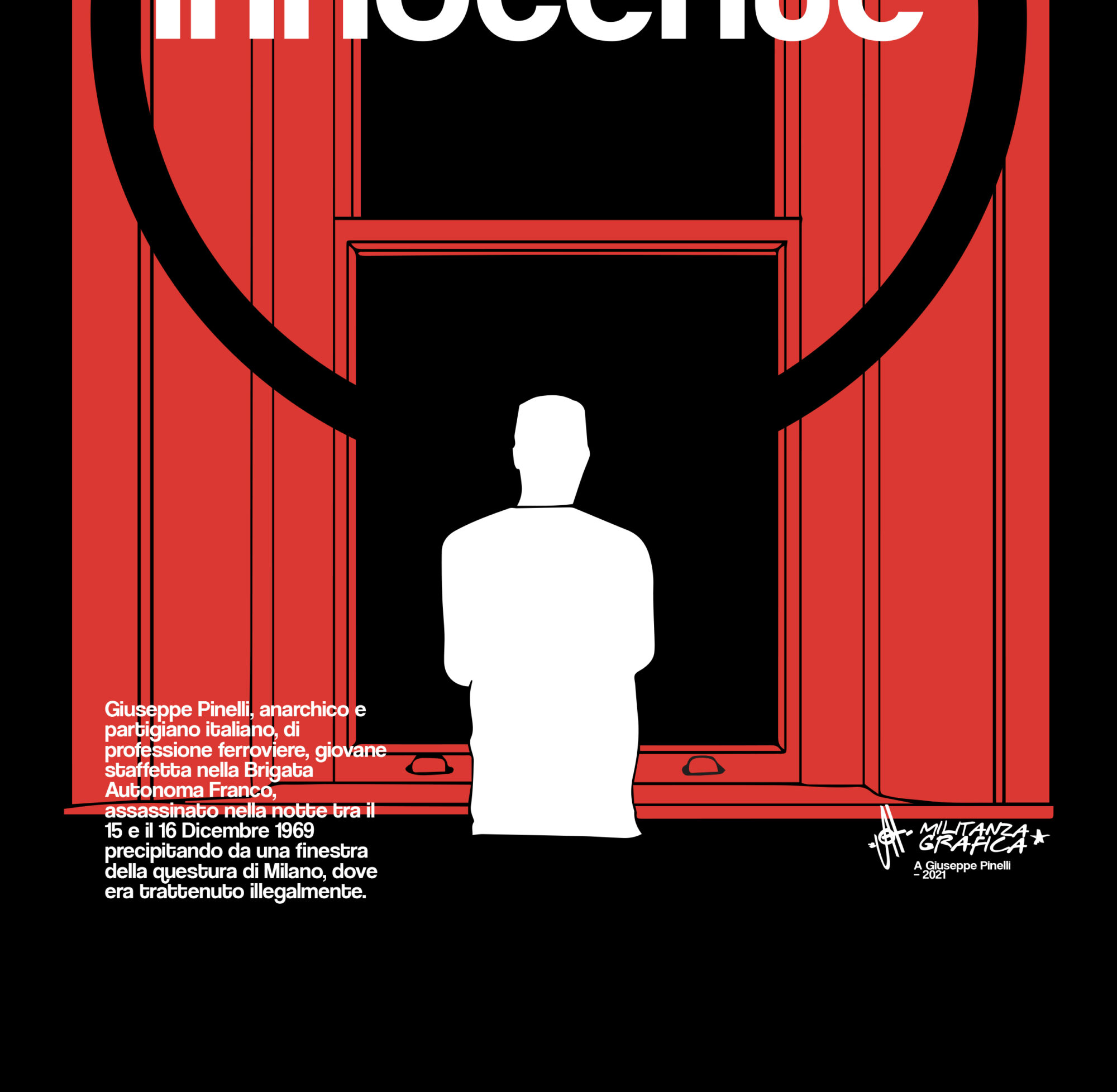 Le ripeto che sono innocente - Pinelli Poster - immagine 3