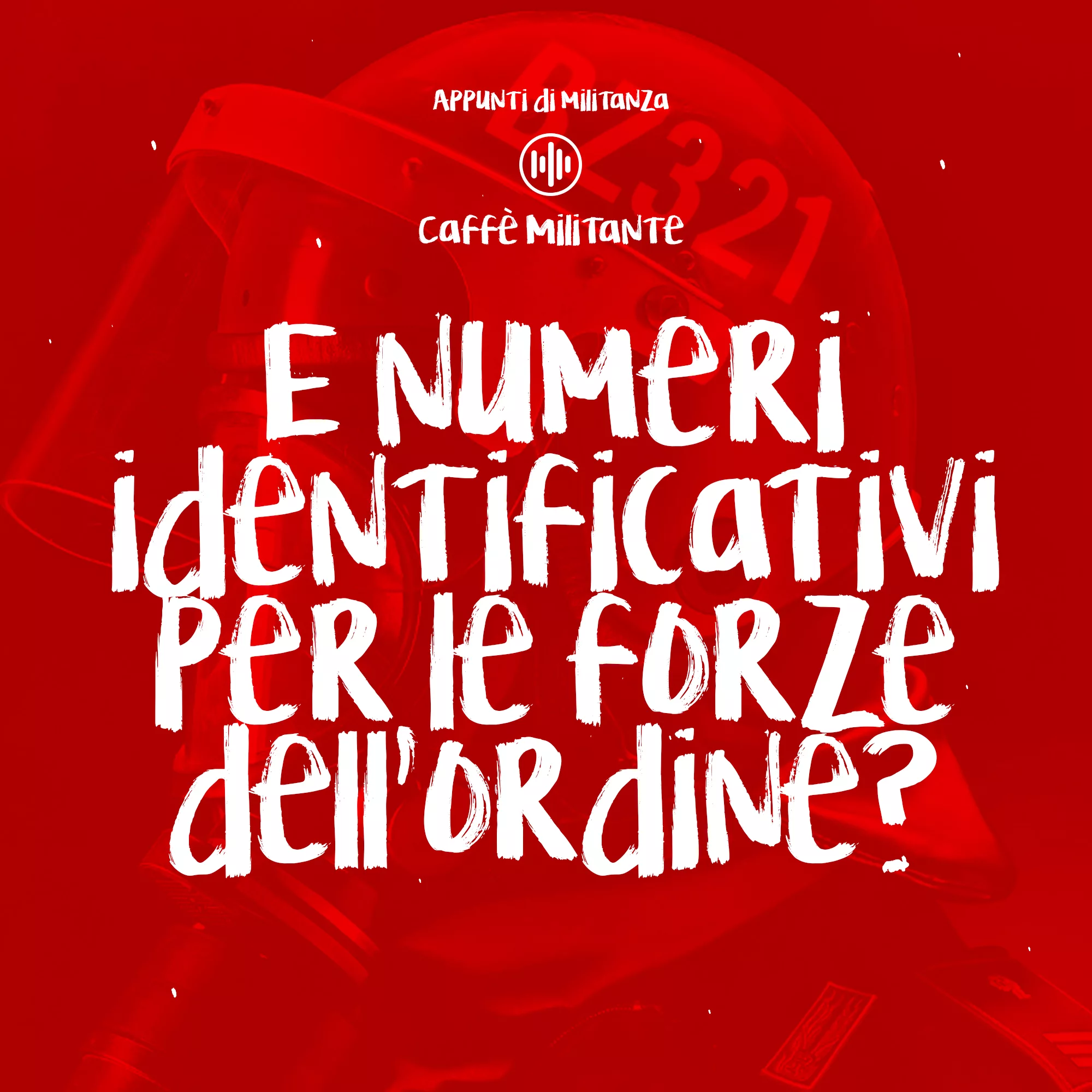 Numeri identificativi forze dell'ordine