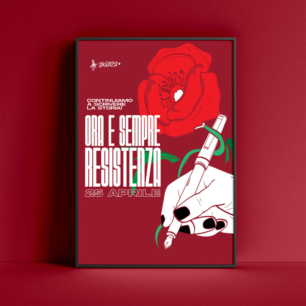 Ora e sempre resistenza 25 Aprile Poster